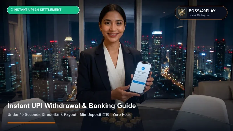 BOSS420PLAY Instant UPI Withdrawal & ₹25 INR Deposit Tutorial